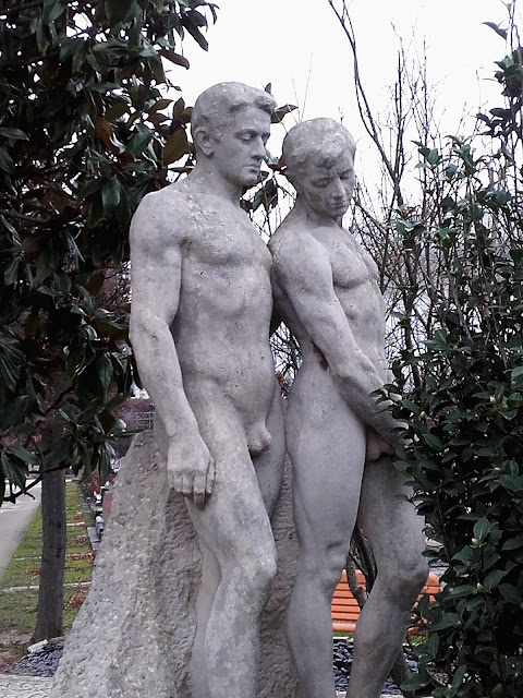 Gay Sculpture Blog Two Men In A Paris Cemetery Auguste Maillard